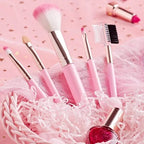 Princess-Themed Plastic Vanity Set with Mirror and Makeup Kit