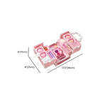 Princess-Themed Plastic Vanity Set with Mirror and Makeup Kit Dimensions