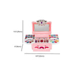 Princess-Themed Plastic Vanity Set with Mirror and Makeup Kit Dimensions