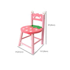 Princess-Themed Wooden Kids Makeup Vanity Set with Mirror and Storage Dimensions