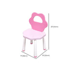Princess-Themed Wooden Kids Makeup Vanity Set with Mirror and Storage Dimensions