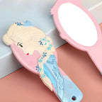 Princess-Themed Wooden Kids Makeup Vanity with Mirror & Jewelry Set