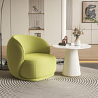 Casual Upholstered Accent Chair with Solid Color Fixed Back and Pine Wood Frame