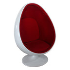 Scandinavian-Inspired Egg Chair in Fiberglass Shell