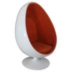 Scandinavian-Inspired Egg Chair in Fiberglass Shell