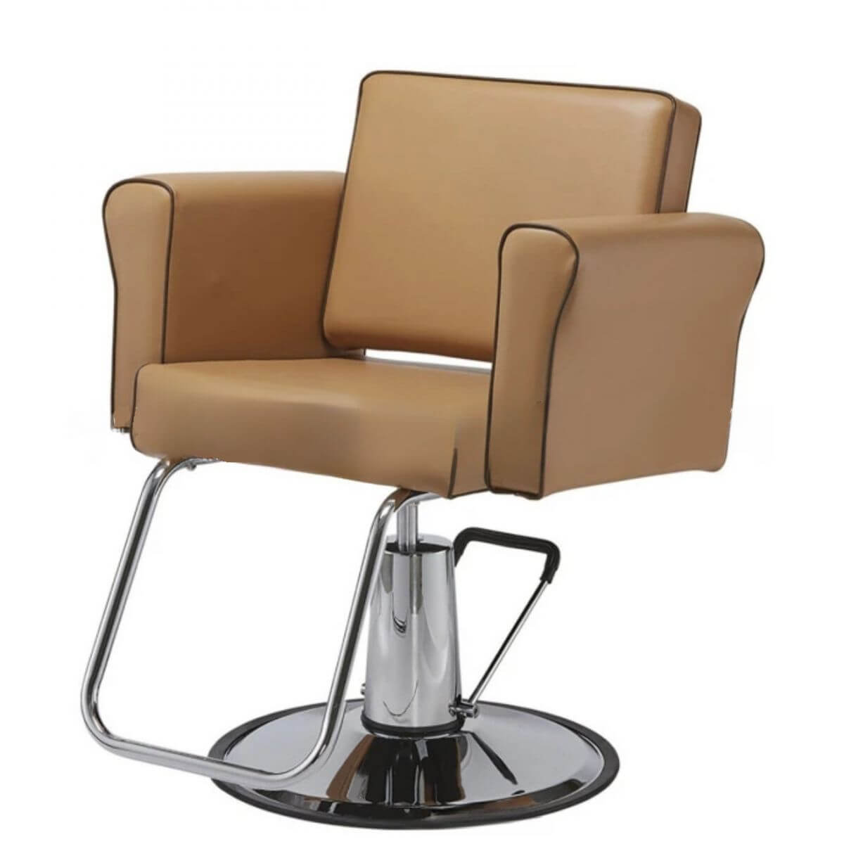 Rectangular Solid Color Synthetic Leather Styling Chair with Footrest and Adjustable Features Styling Chairs