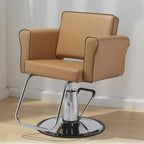 Rectangular Solid Color Synthetic Leather Styling Chair with Footrest and Adjustable Features Styling Chairs
