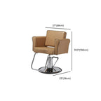 Rectangular Solid Color Synthetic Leather Styling Chair with Footrest and Adjustable Features Styling Chairs Dimensions