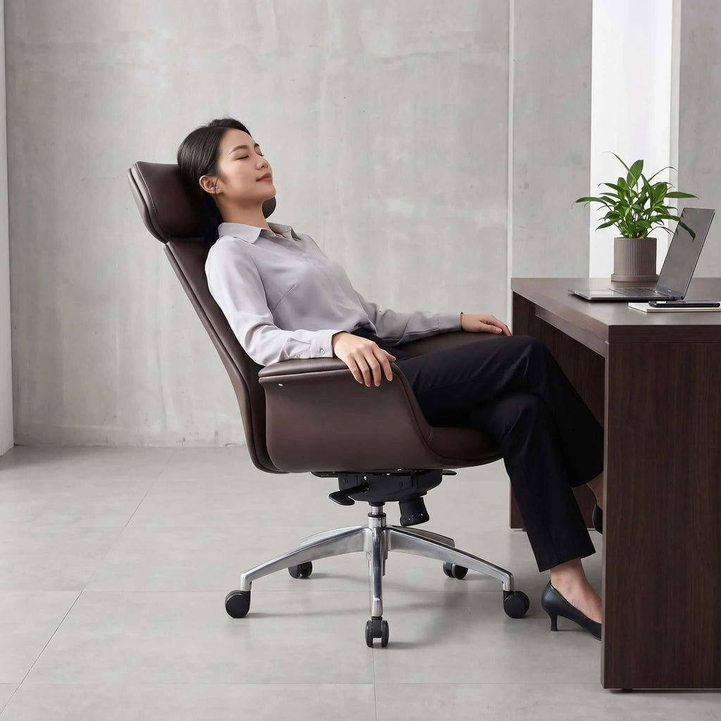 Regent High-Back Leather Executive Office Chair