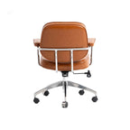 Retro Upholstered Office Chair Series with Metal Frame and Adjustable Height