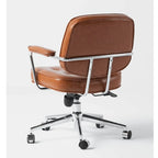 Retro Upholstered Office Chair Series with Metal Frame and Adjustable Height
