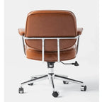 Retro Upholstered Office Chair Series with Metal Frame and Adjustable Height