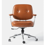 Retro Upholstered Office Chair Series with Metal Frame and Adjustable Height
