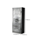 Rivet Metal Wardrobe Armoire With Hanging Rod and Shelves Dimensions