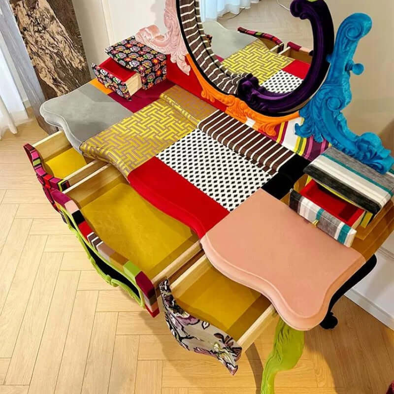 Rococo Princess Luxury Makeup Vanity with Mirror サブ画像