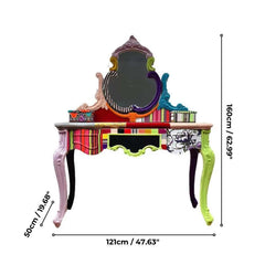 Rococo Princess Luxury Makeup Vanity with Mirror