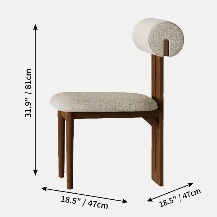 Round Burlwood Dining Table With Thick Column Base and Metal Disc Dimensions