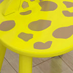 Round & Square Kids' Animal-Themed Wooden Desk Sets with Matching Chairs