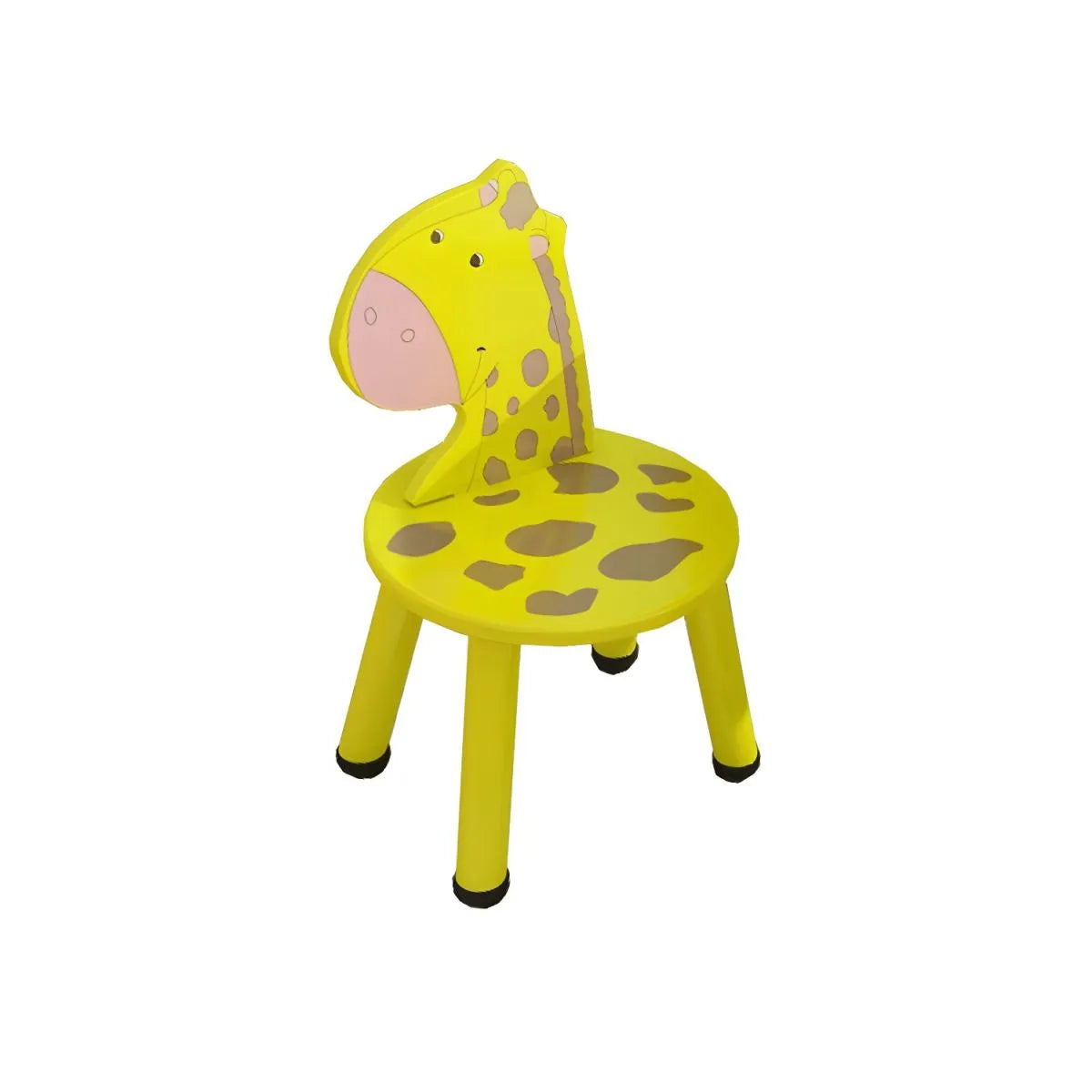 Round & Square Kids' Animal-Themed Wooden Desk Sets with Matching Chairs