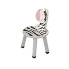 Round & Square Kids' Animal-Themed Wooden Desk Sets with Matching Chairs