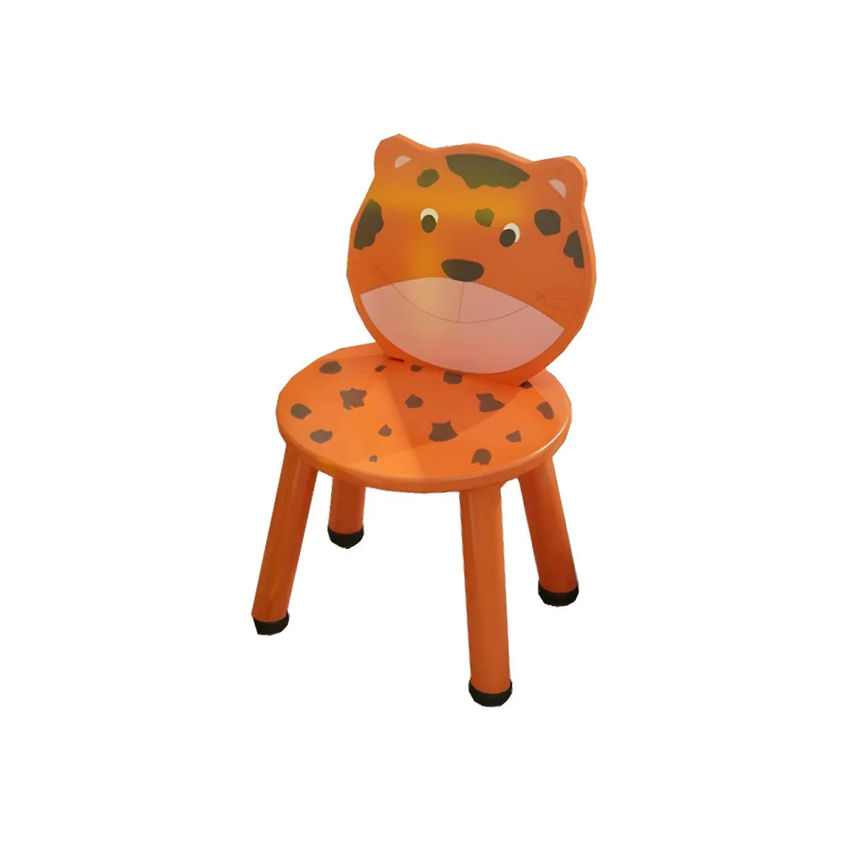 Round & Square Kids' Animal-Themed Wooden Desk Sets with Matching Chairs