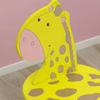 Round & Square Kids' Animal-Themed Wooden Desk Sets with Matching Chairs