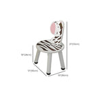 Round & Square Kids' Animal-Themed Wooden Desk Sets with Matching Chairs Dimensions