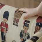 Royal Guard Jacquard Accent Chair With Barrel Silhouette for Reading Nooks