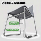 Royale Stackable Plastic Training Chair with Metal Frame