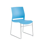 Royale Stackable Plastic Training Chair with Metal Frame