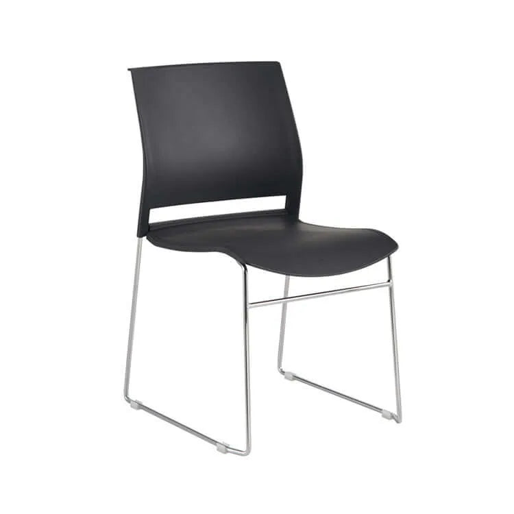 Royale Stackable Plastic Training Chair with Metal Frame