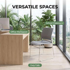 Royale Stackable Plastic Training Chair with Metal Frame