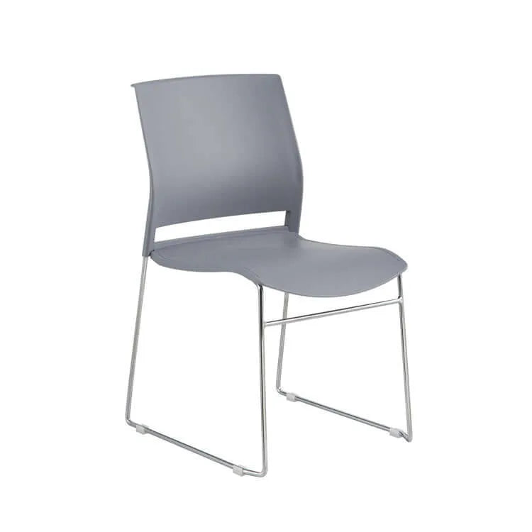 Royale Stackable Plastic Training Chair with Metal Frame Main Product Image Image principale du produit