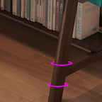 Rubberwood Adjustable Kids Desk with Hutch, Bookshelf & Storage