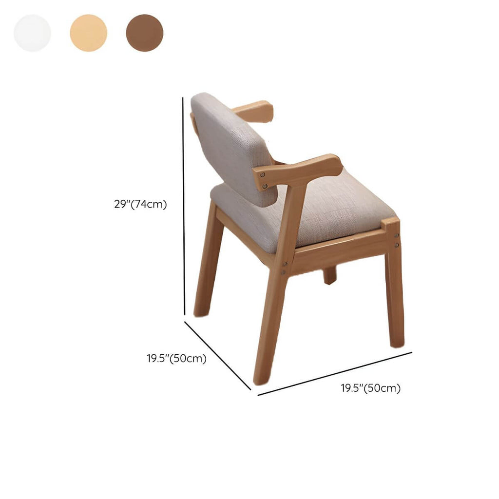 Rubberwood Adjustable Kids Desk with Hutch, Bookshelf & Storage Dimensions