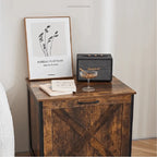 Rustic Farmhouse Cat Litter Box Cabinet With Side Table Top