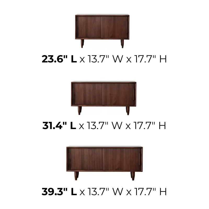Rustic Pine Wood Shoe Storage Bench With Sliding Doors