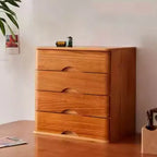 Rustic Wood Desktop Filing Cabinet Series With Shelf Storage