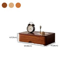 Rustic Wood Desktop Filing Cabinet Series With Shelf Storage Dimensions