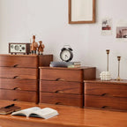 Rustic Wood Desktop Filing Cabinet Series With Shelf Storage Main Product Image