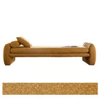 Scalloped Fabric Bedroom Bench with Solid Wood Frame and High-Density Cushioning