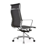 Scandinavian Ergonomic Mesh Office Chair with Chrome Base