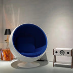 Scandinavian-Inspired Egg Chair in Fiberglass Shell