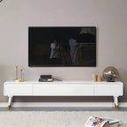 Scandinavian Low-Profile Wood TV Stand with Drawers and Cabinet Main Product Image