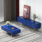Scandinavian Matte TV Stand with Drawers in Multiple Finishes