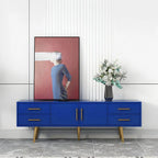 Scandinavian Matte TV Stand with Drawers in Multiple Finishes