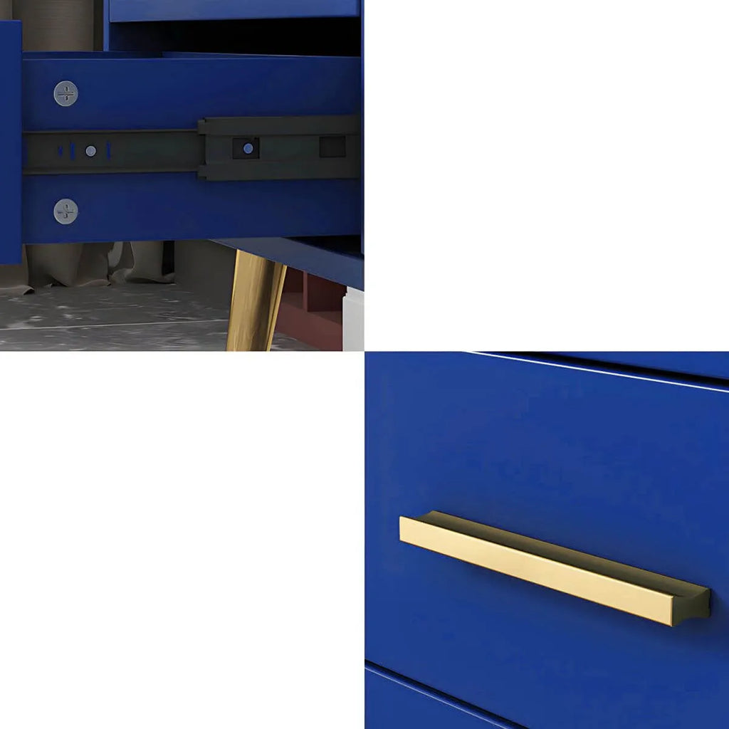 Scandinavian Matte TV Stand with Drawers in Multiple Finishes