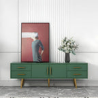 Scandinavian Matte TV Stand with Drawers in Multiple Finishes