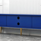 Scandinavian Matte TV Stand with Drawers in Multiple Finishes
