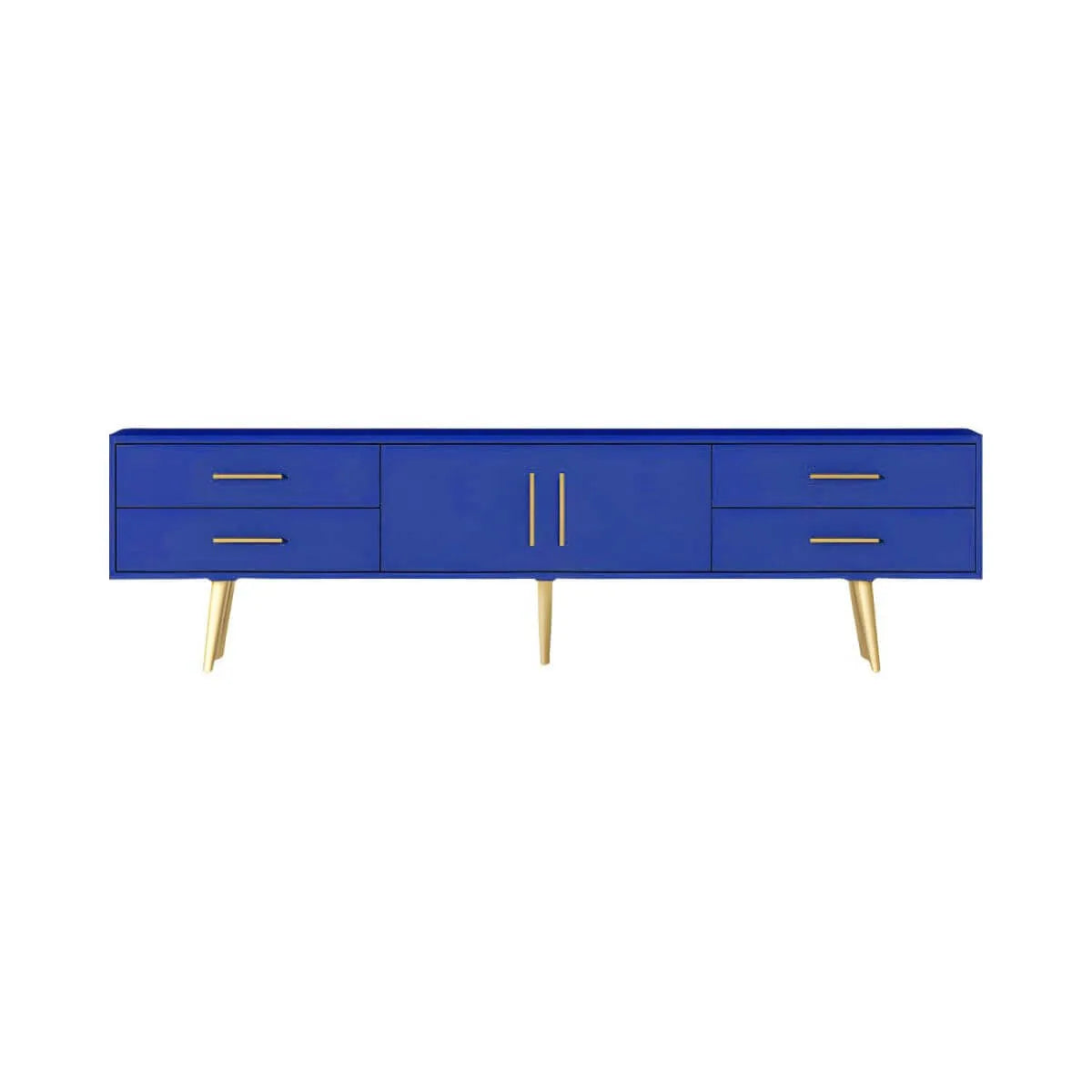 Scandinavian Matte TV Stand with Drawers in Multiple Finishes